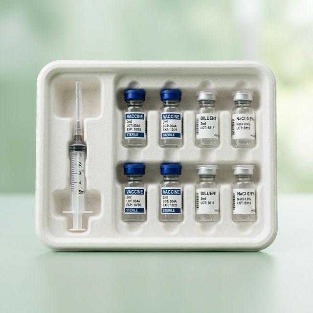 Ecoveritas Sustainable Plant-Based Pharmaceutical Trays and Packaging