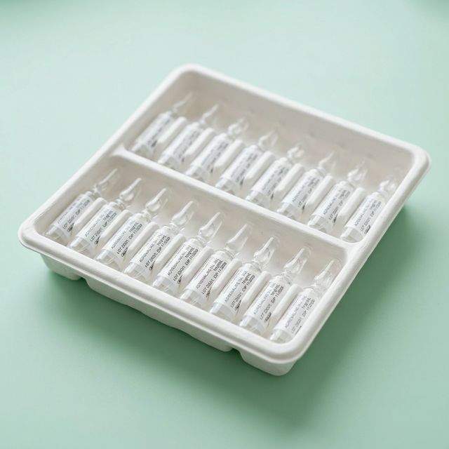 Biodegradable Sugarcane Fiber Trays for Medical and Industrial Use